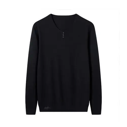 

Spring 2025 New Arrival Lightweight Breathable Comfortable round Ne Long Sve Knitted Sweater Youth Casual Busin Casual