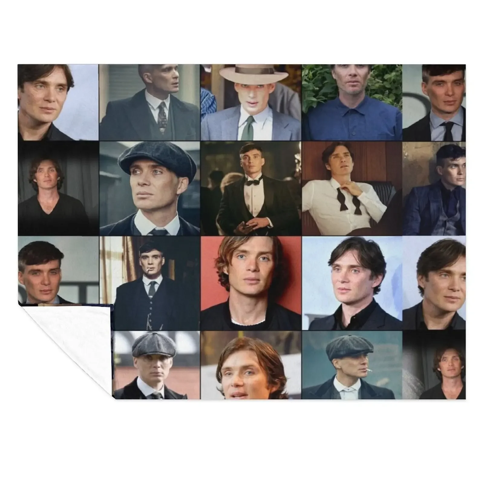 

Cillian Murphy Photo Collage Throw Blanket Beautifuls Luxury Thicken Luxury Throw Personalized Gift Blankets