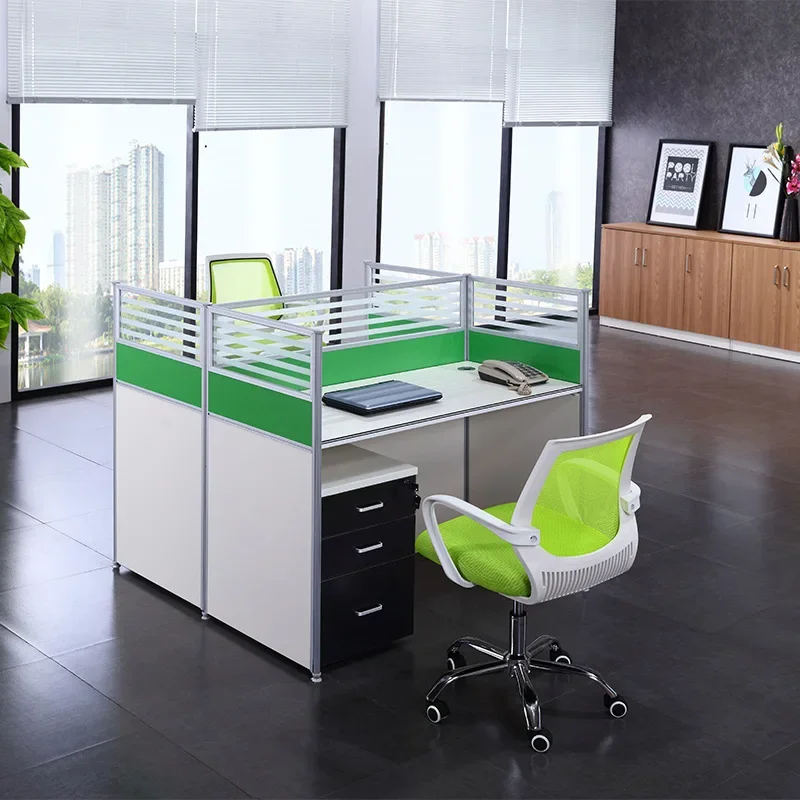 Screen Combination Office Desks Multiple Seats Partition Computer Employee Office Desks Bureau Meuble Working Equipment QF50OD