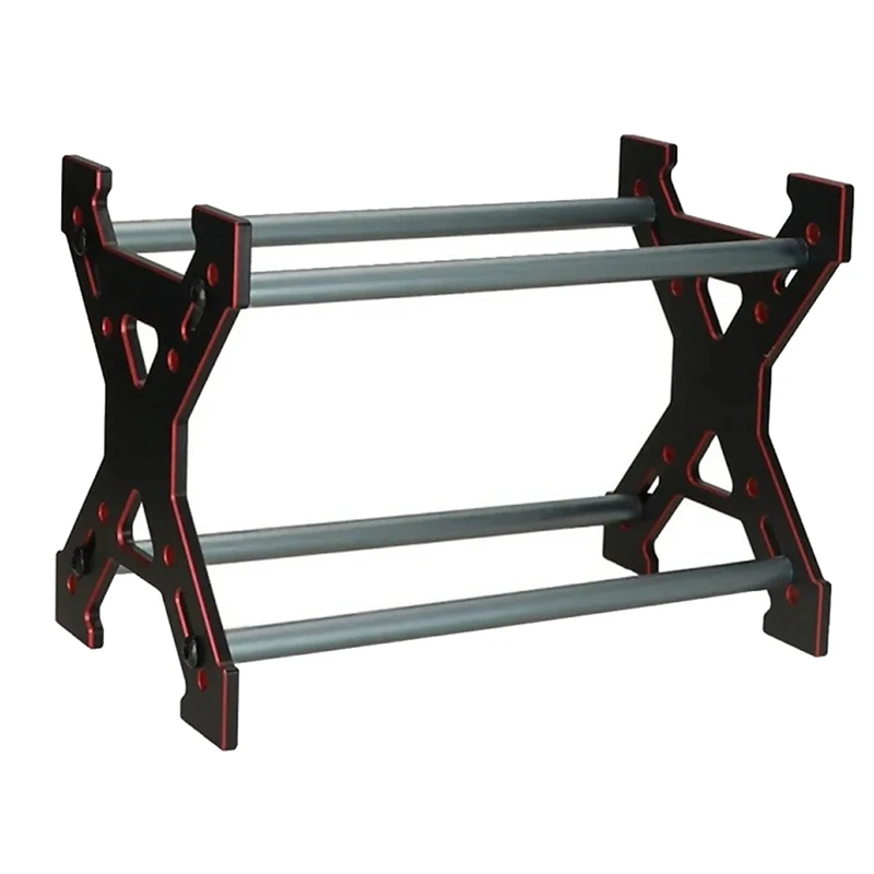 Металлическая полка для стеллажа с колесами для радиоуправляемой модели 1/24 1/18 Axial SCX24 TRX4M Fcx24, игрушки с дистанционным управлением, золотые детали