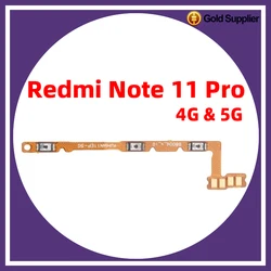 For Xiaomi redmi note 11 pro Power ON OFF Volume Camera Key Button Switch Flex Cable Replacement