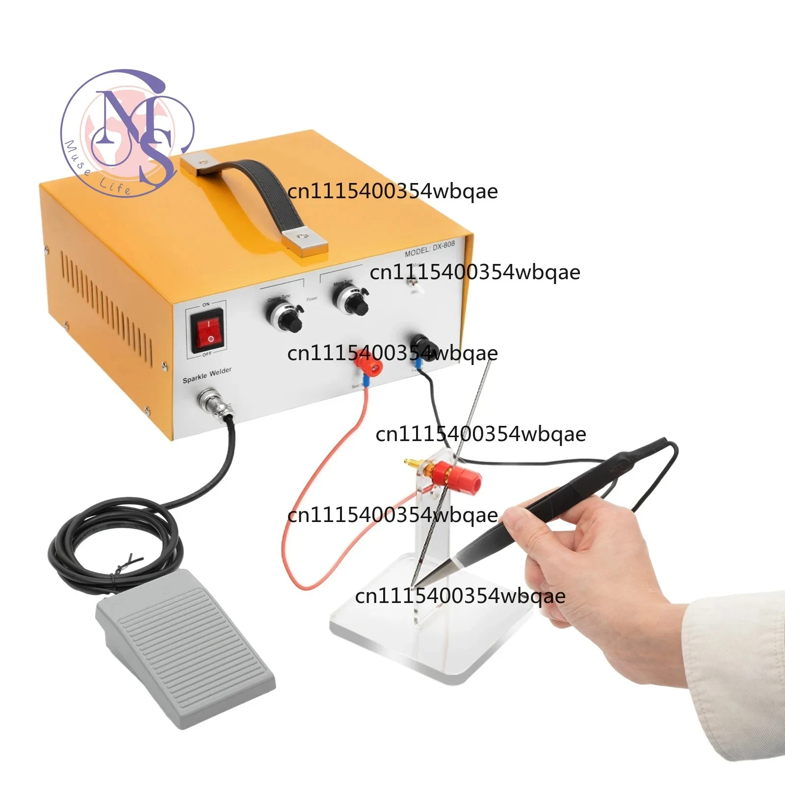 ZOCI-FOR-390W Jewelry Spot Welder 1-80A Adjustable Pulse Arc Welder with Foot Pedal for Gold Silver Repair, Replacement Parts