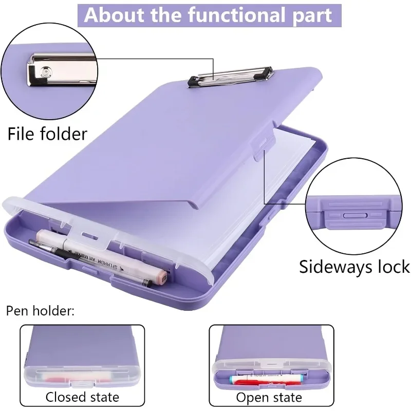 Zwischen ablage mit Stauraum, a4 Binder Pflege Zwischen ablagen mit Stift halter, Aufbewahrung Zwischen ablage mit niedrigem Profil clip