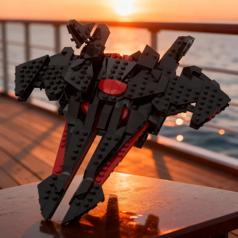 

370 деталей MOC Destiny 2 Black Armory Platinum Space: Конструктор-модель, креативный подарок, DIY-декор для взрослых и детей, премиум-класс, для рабочего стола