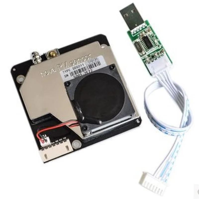 JABS-PM SDS011 وحدة استشعار الليزر PM2.5 وحدة استكشاف جودة الهواء PM2.5 مستشعر جودة الهواء