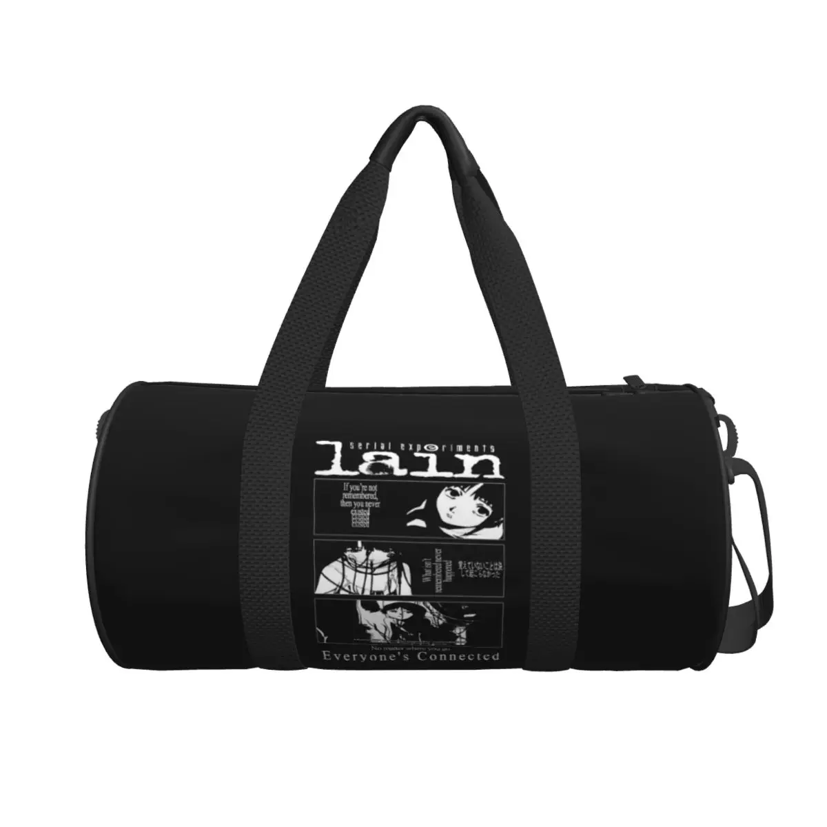 

Серийные эксперименты Lain Большая спортивная сумка Водонепроницаемая дорожная сумка Сумки Сумка для фитнеса