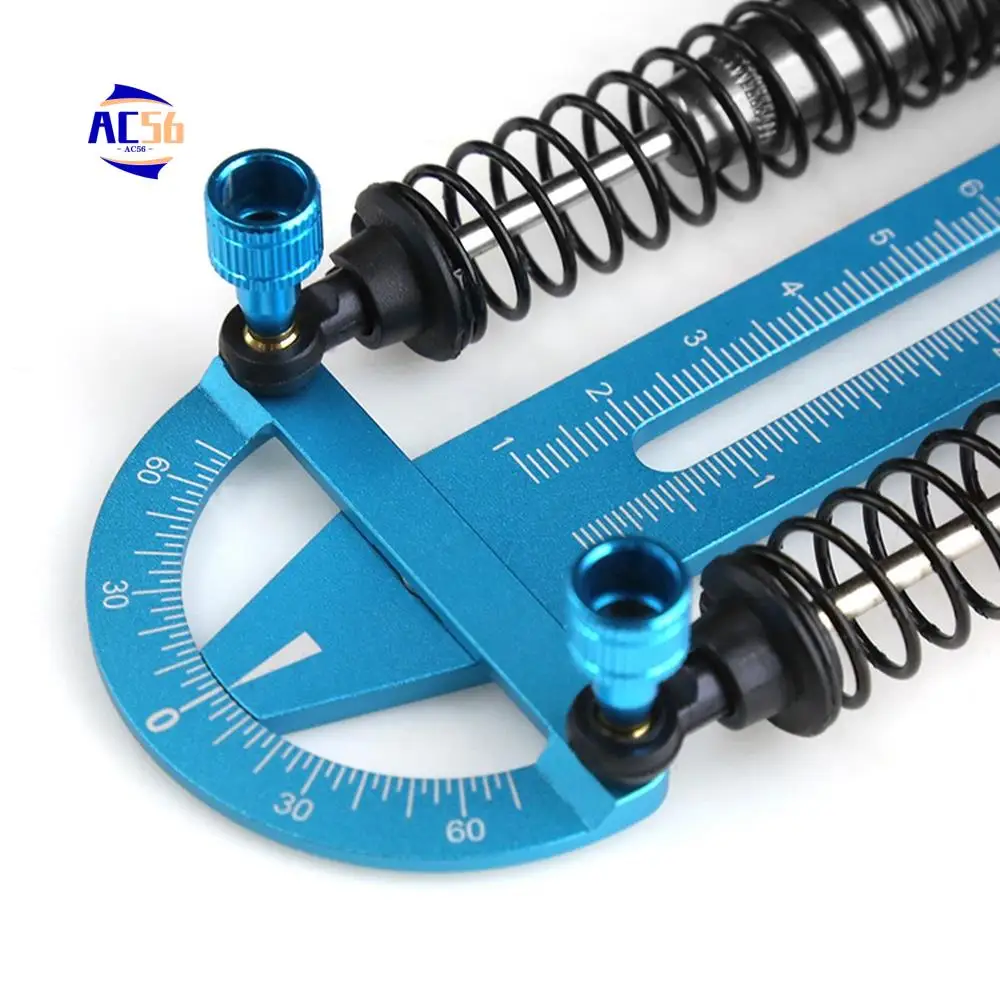 

AC56-Metal Shock Absorber Ruler Shock Synchronizer RC Car Tool Range 12Cm For 1/8 1/10 1/12 1/16 1/18 1/24 RC Car