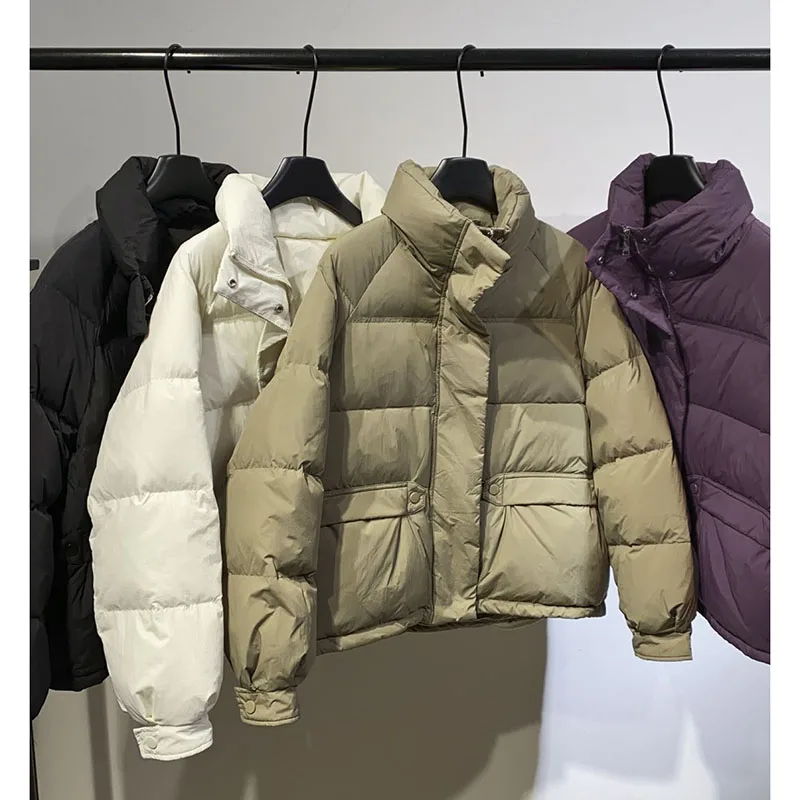 

Autumn Winter New Women's Cotton-Padded Jacket Cotton-Padded Jacket Short Cotton-Padded Lacket Thickened Fashion Zipper Coat