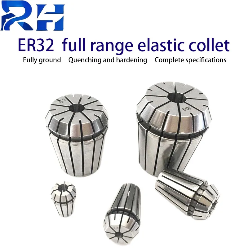 Er32 série completa braçadeira de cilindro elástico máquina de gravura de alta precisão cnc fresagem mandril boca er braçadeira de cilindro elástico