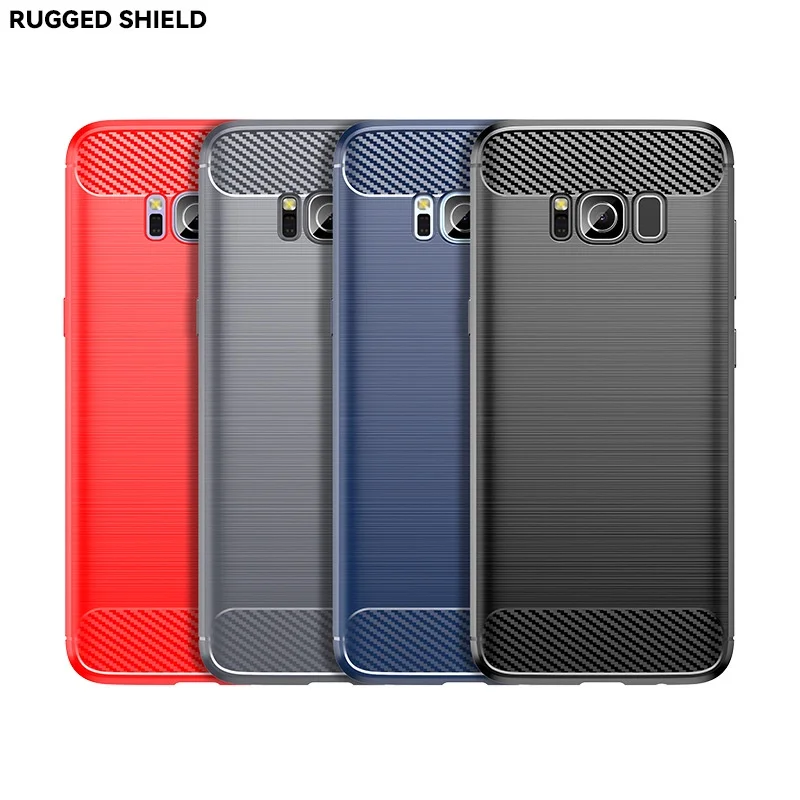 

Compatible with Samsung Galaxy S9 S10 S8 Plus phone case S20 S21FE S21 S20Plus S20Ultra brushed protective soft Cover