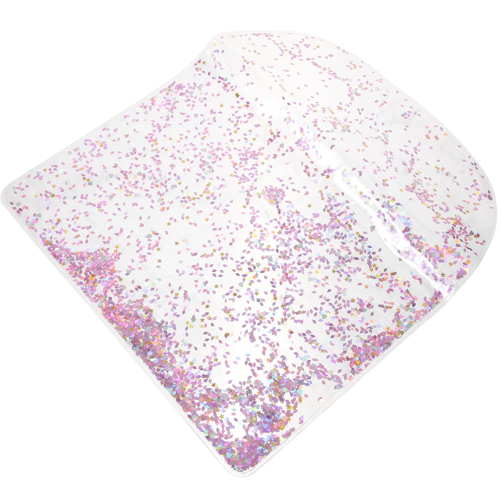 

Makeup Brush Bag Clear Travel Pouch for Women Portable Organizer Waterproof PVC Material Button Closure Design