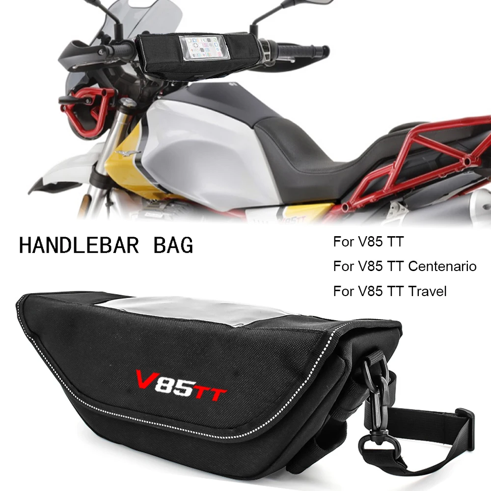 

Motorcycle Accessories Waterproof Bag Storage Handlebar bag Travel Tool bag For Moto Guzzi V85 TT V85TT Centenario Travel