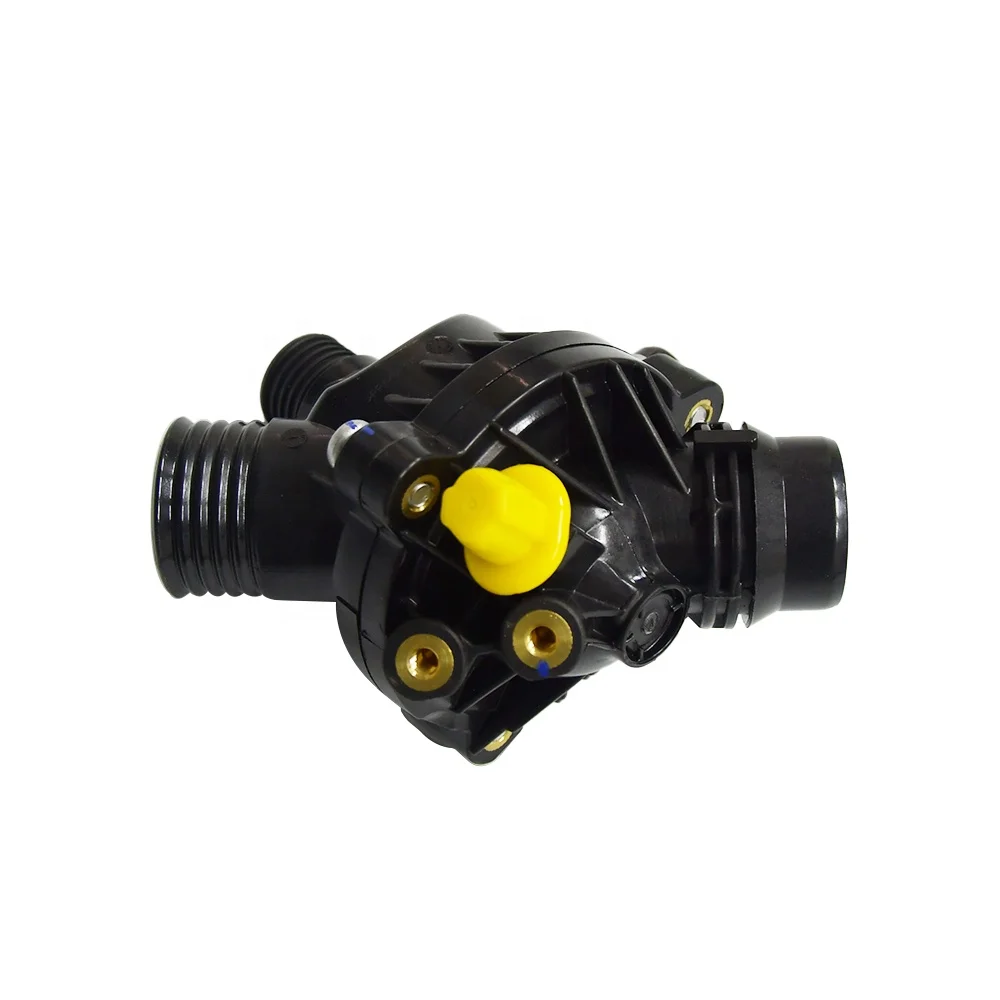 REVO 271211 Coolant Thermostat Housing Assembly for E60 E82 E90 328i 335i 525i Engine N52 OE 11537549476 11537544788