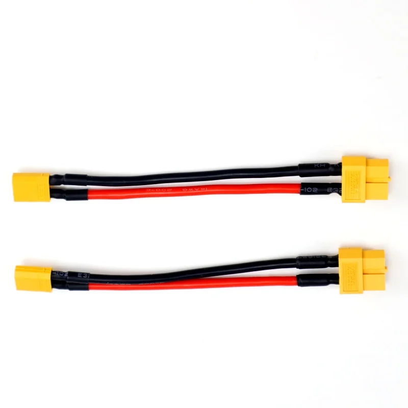 1/2/5 قطعة XT60 التوصيل إلى XT30 موصل محول كابل شحن سلك من الرصاص 14awg 10 سنتيمتر لشواحن نمط ISDT