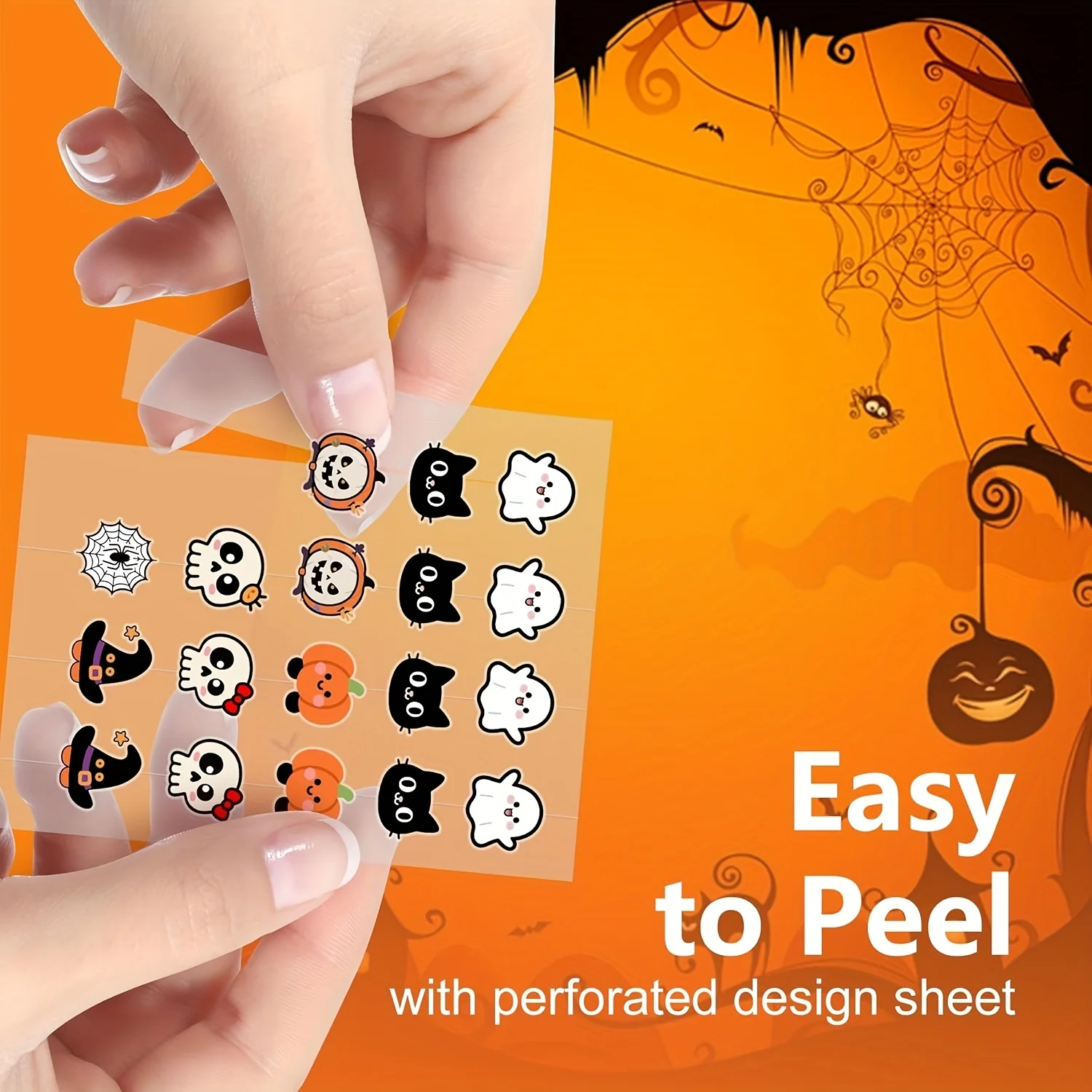 20pcsHalloween Themed Acne Patches Gentle Non Irritating Waterproof Breathable For Daily Facial Use Cute Pimple Stickers. image 5