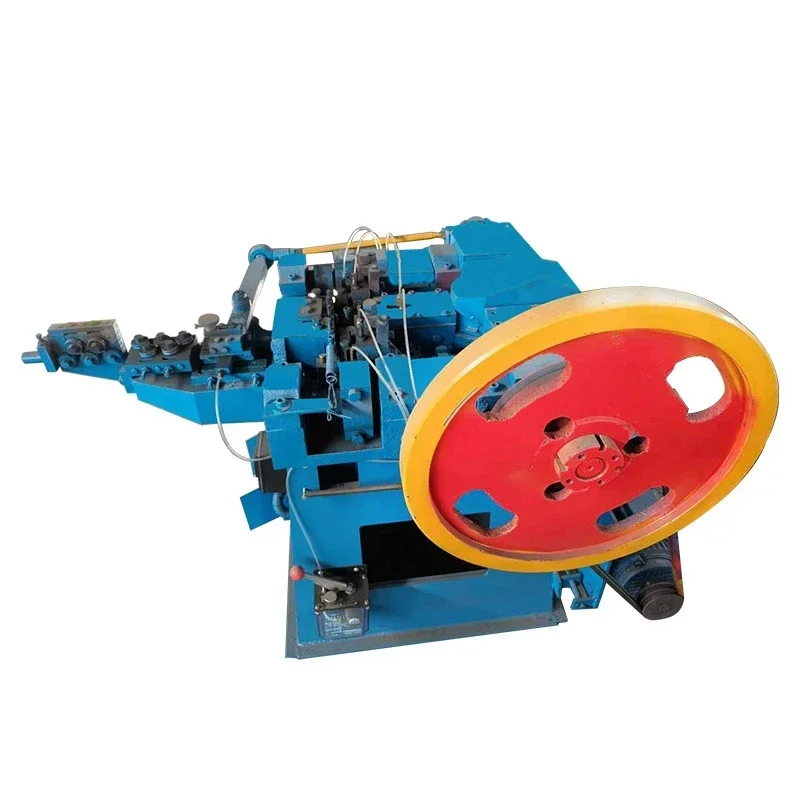 Automatic Screw Roofing Nail Making Machine High Speed 1-6 Inch Carbon Steel