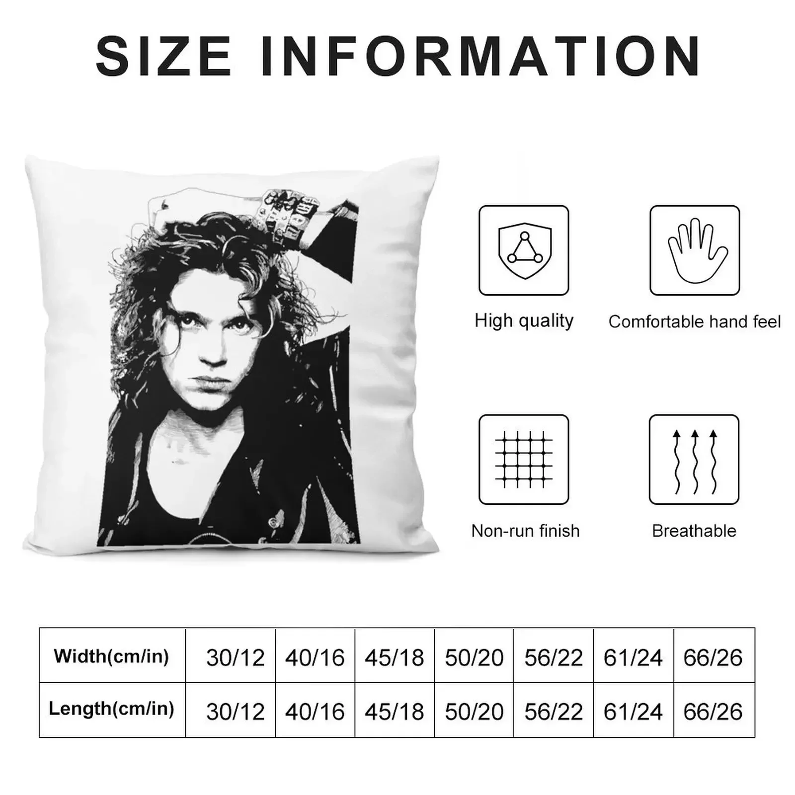 Michael Hutchence Throw Pillow sleeping pillows christmas pillowcases autumn decoration pillow