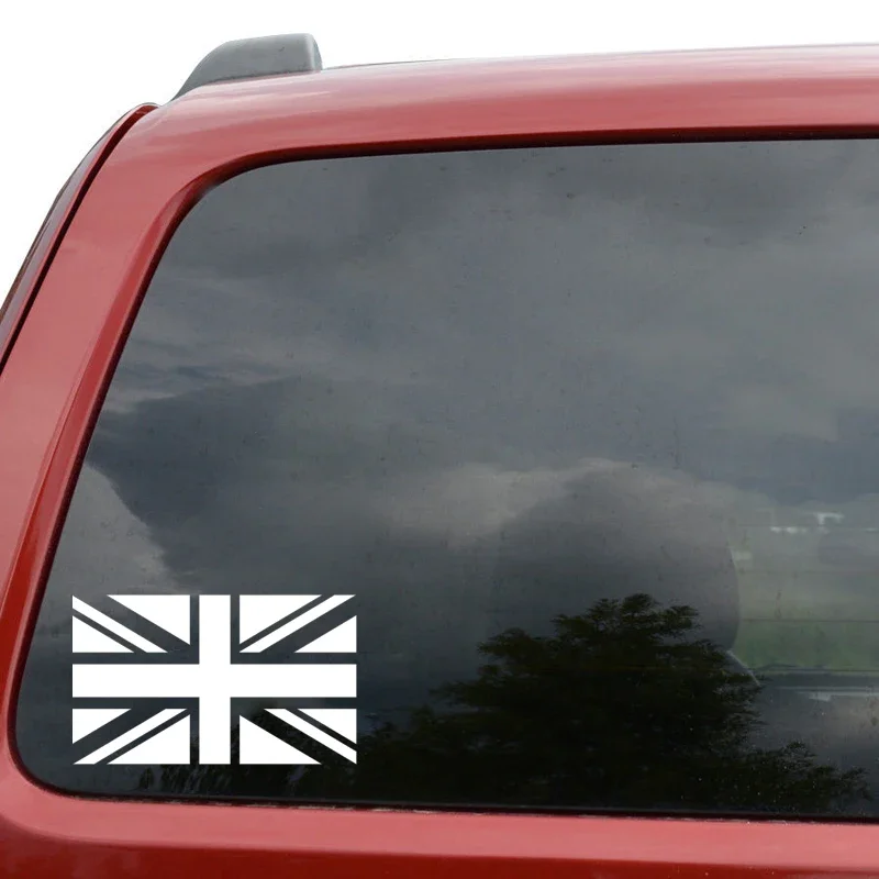 OFK  British Union Jack Flag Vinyl Decoration Car Sticker Decal Black/Silver Fashion Car-styling 16CM*9.5CM