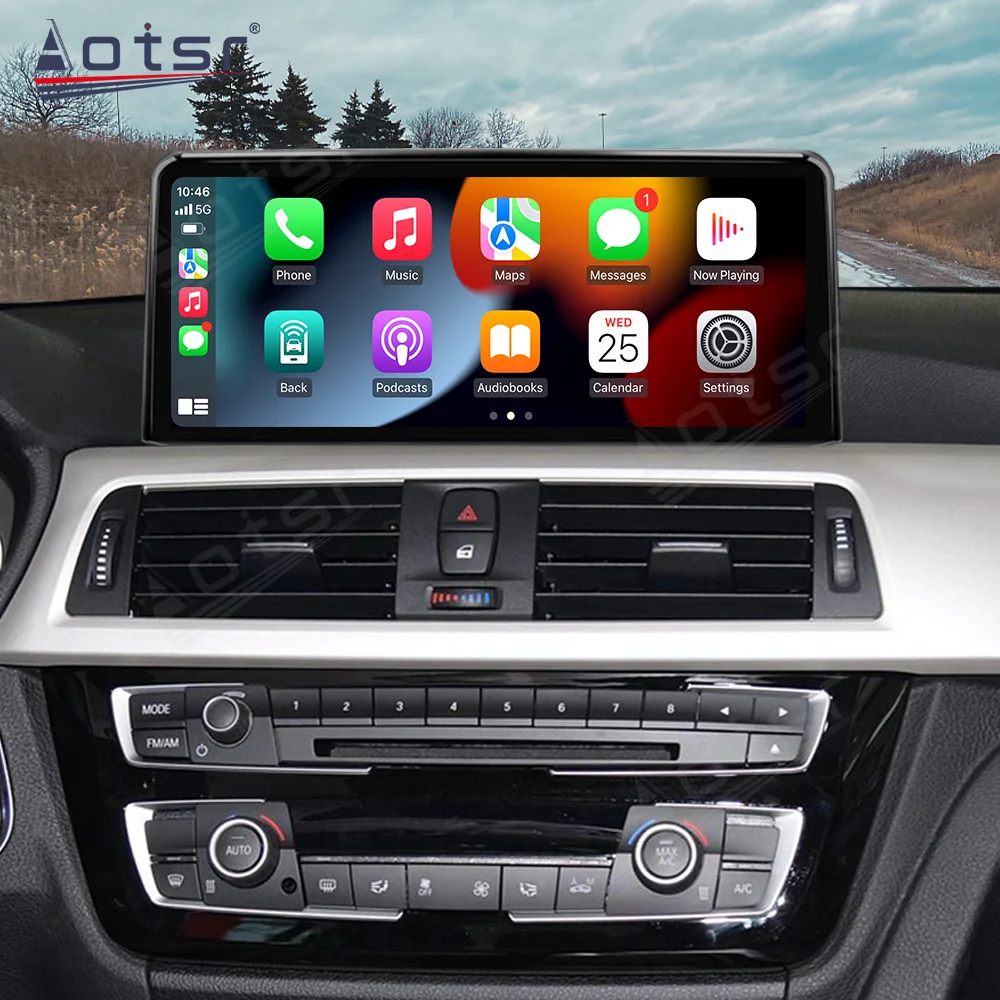 CarPlay Linux Head Unit 8.8 inch Car Radio GPS For BMW 3/4 Series F30 F31 F32 F33 F34 F36 2013-2017 CIC NBT  Multimedia Player