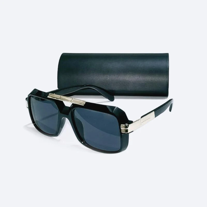 الصندوق الأصلي MOD663 النظارات الشمسية للإناث الذكور مصمم ريترو المعادن إطار كبير النظارات الشمسية للإناث الذكور النظارات الشمسية الشعبية #5