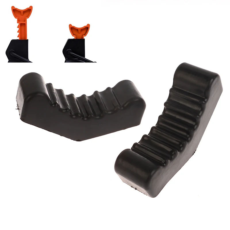 1Pair Safety Grip Pads Anti-slip And Anti-vibration Rack Buffer Sleeve Bracket Rack Buffer Sleeve Multi-purpose Accessories