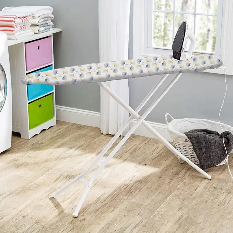 

Heat Resistant Ironing Board Cloth Durable Decorative Cover with Floral Animals Design Universal Laundry Supplies