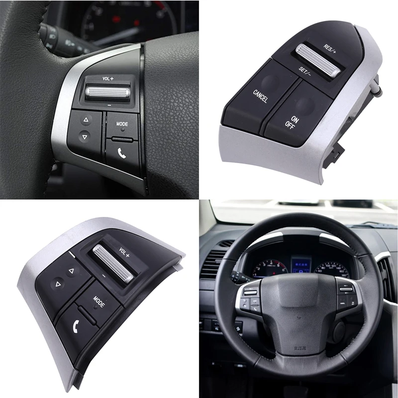 Multifunction Steering Wheel Audio Control Button Switch Cruise Speed Control for Isuzu D Max Mux for Chevy Trailblazer