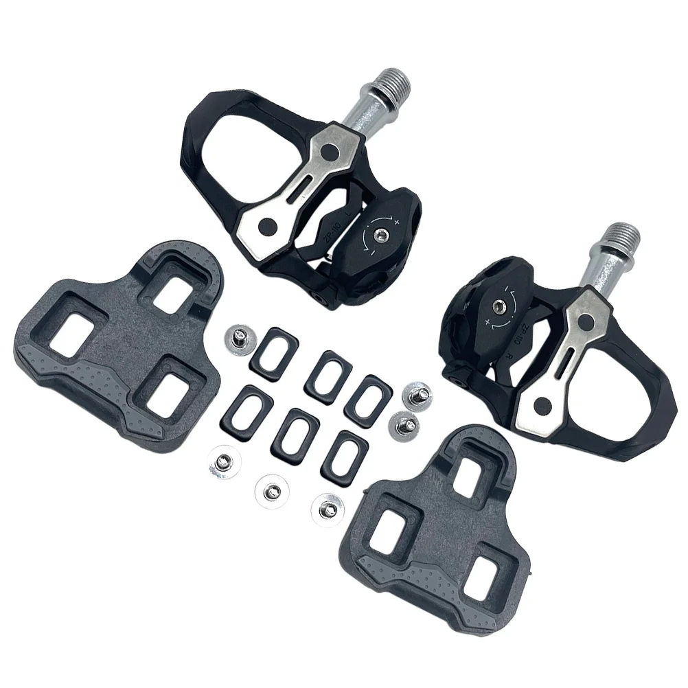 

Самоблокирующиеся педали, черная подставка для ног из алюминиевого сплава на платформе для велосипеда, нескользящая для грубого теря, велосипедные аксессуары