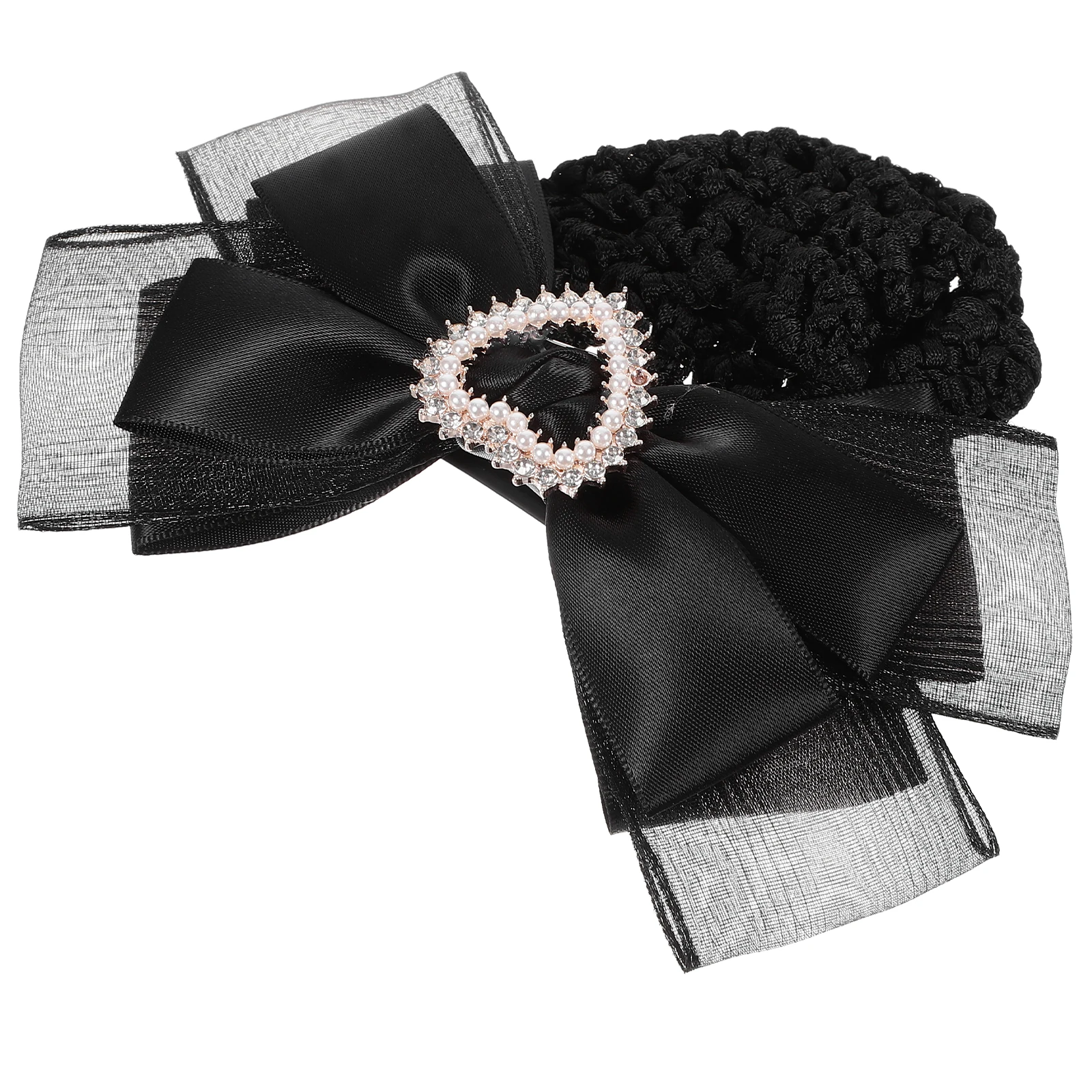

1pcs Professional Clips Black Hairnets for Women Nurse Bun Cover Barrettes Hair Bun Cover Barrettes Hairstyle Accessories