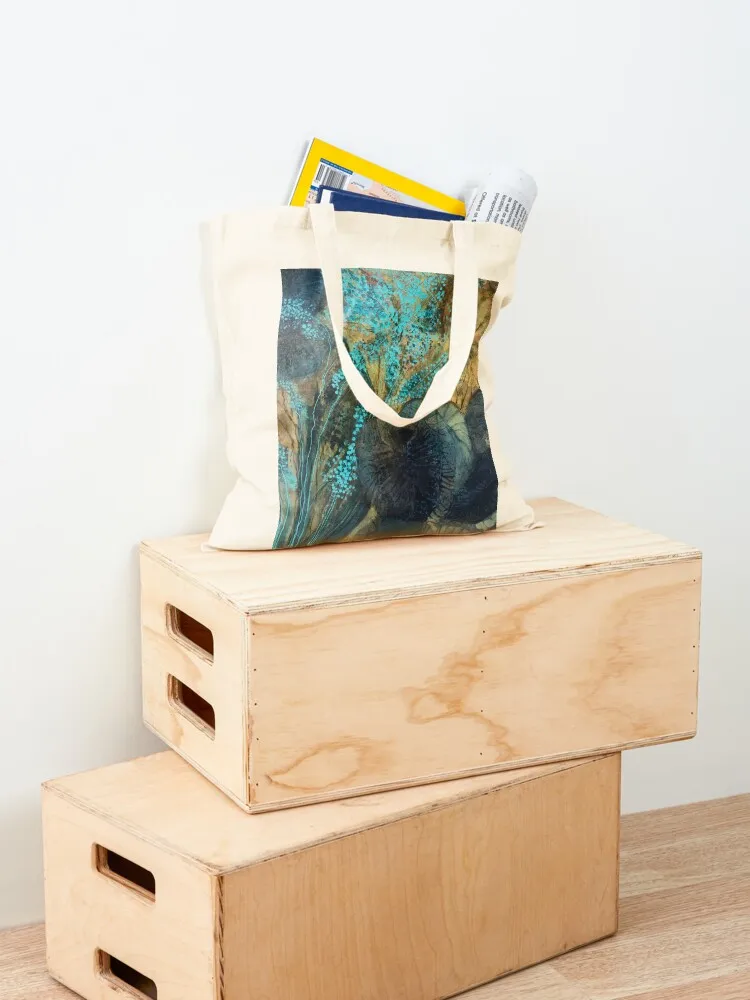   Folhas e flores sacola personalizável sacola shopper saco de compras feminino lona tote feminino