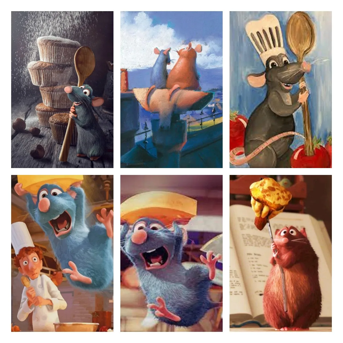 5d fai da te Disney ricamo Ratatouille pittura diamante punto croce diamante mosaico camera dei bambini decorazioni per la casa