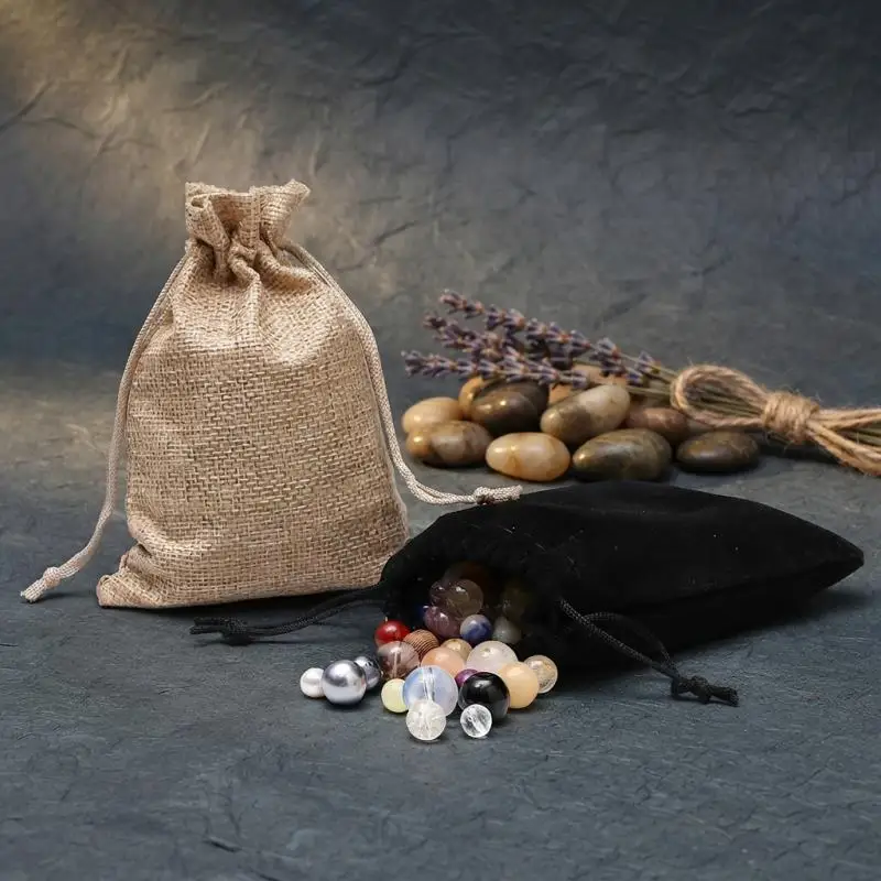 Drawstring Jewelry Pouches Storage Bags for Rings and Earrings Bulk Packaging Dust Sachets for Party Favors Wholesale