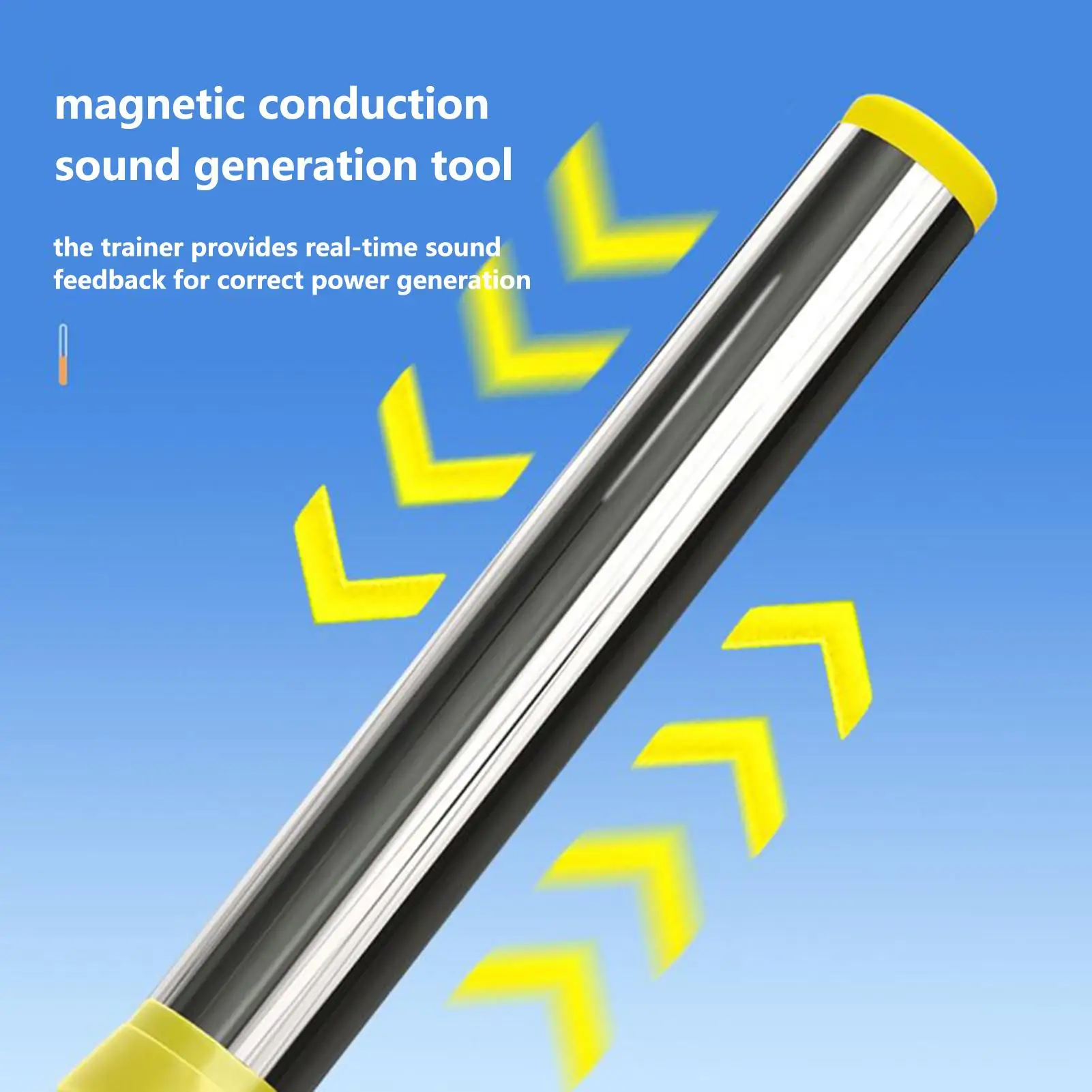 

Badminton Swing Trainer Comfortable Grip Stainless Steel Rebound Tool Badminton Swing Trainer Pole For Advanced Players Adults