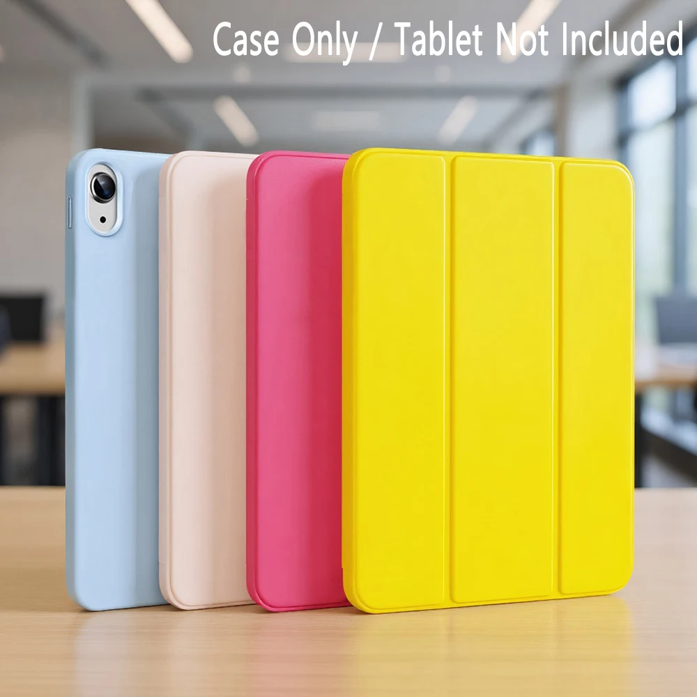 

Case for iPad 11/10 11th (A16) / 10th Generation 11'' / 10.9'' 2025/2022, Magnetic Flip Smart Cover, Trifold Leather Stand Case