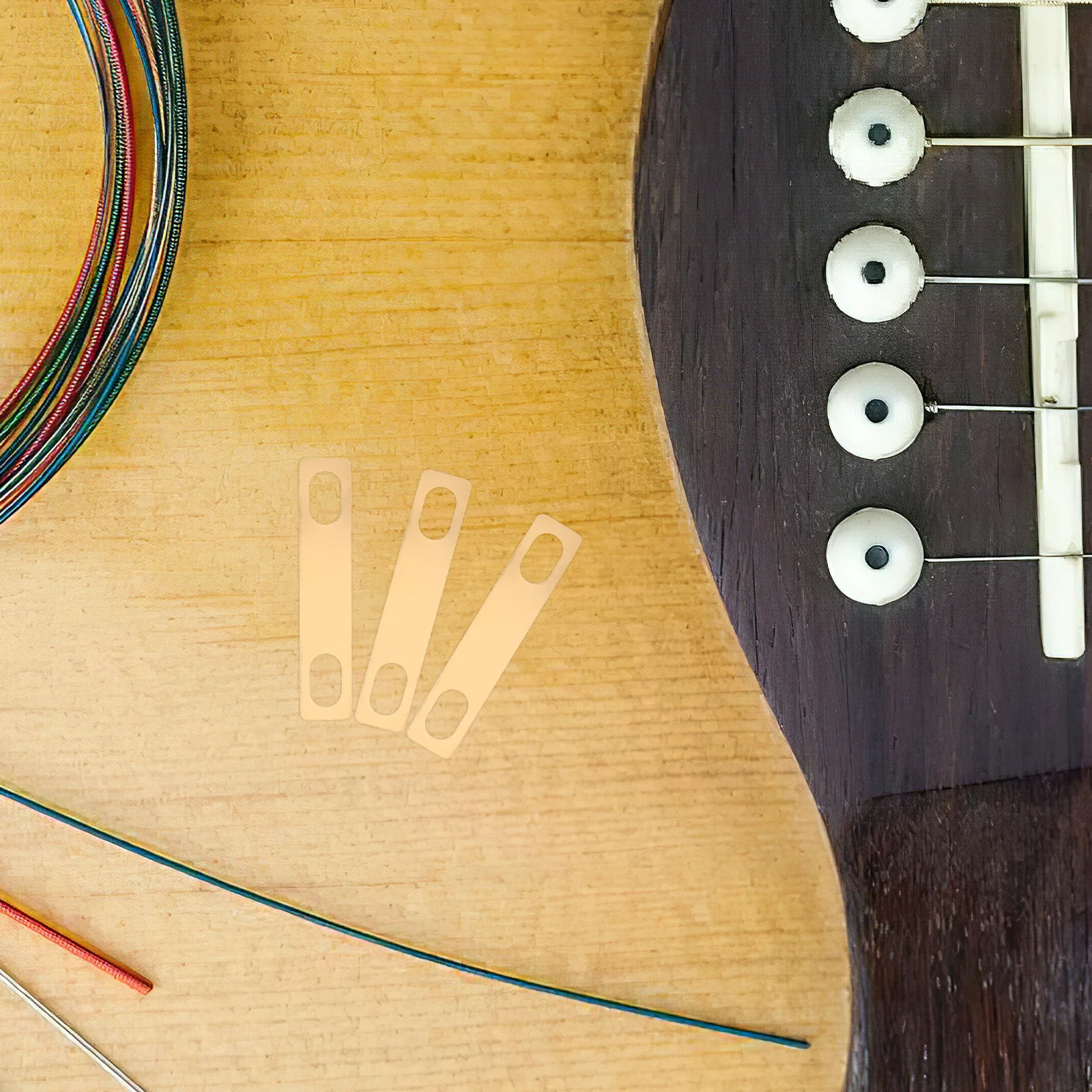 

10Pcs Guitar Neck Reinforcement Plates Brass Shims 0.2mm 0.5mm 1Mm Thickness Neck Adjustment Gaskets Precision Guitar Repair