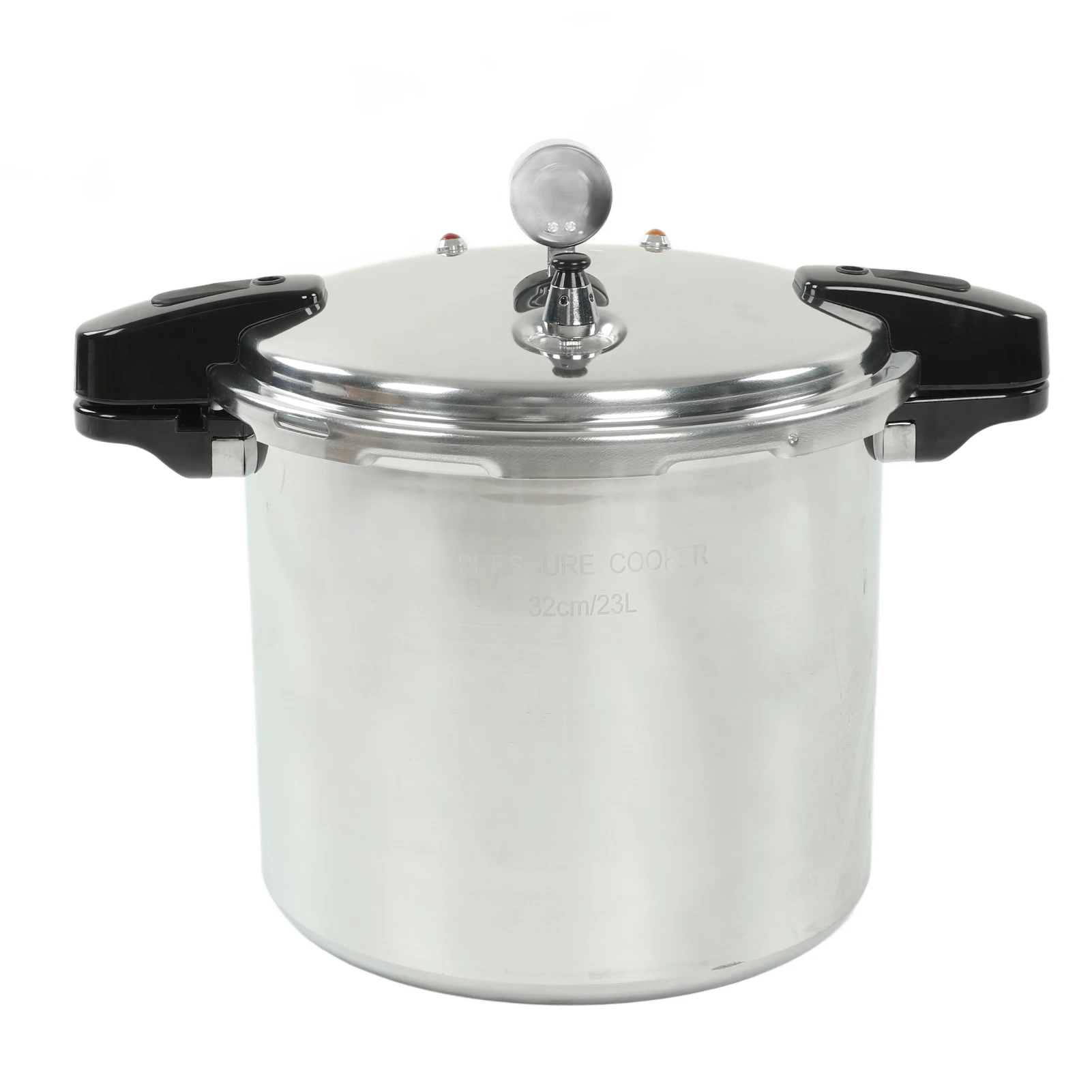 23L Pressure Cooker Aluminum Alloy Pressure Cooker with Gauge Multifunctional Pressure Canner for Home Restaurant Hotel Canteen