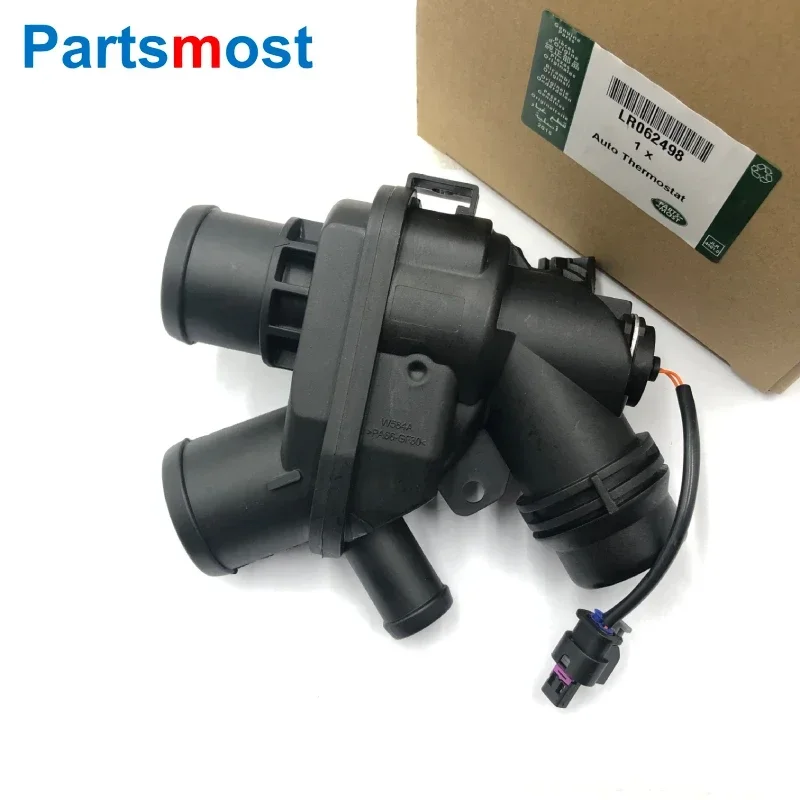 3.0 V6 Petrol Auto Thermostat Housing w/ Sensor for LR4 Range Rover RR Sport 14- New Discovery Velar LR062498 LR069809 LR095895