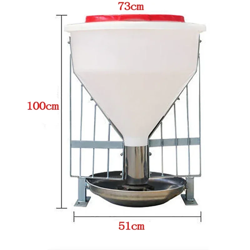 automatic feeding trough dry pig feeder fully automatic food feeder for pigs