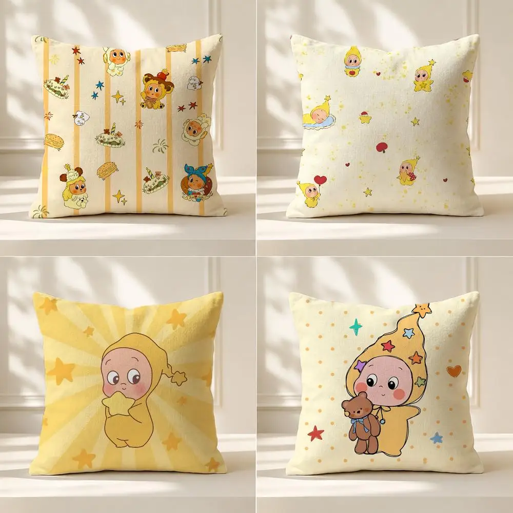 popular Twinkle Twinkle Cushion Cover Pillow Cover Nordic Minimalist Throw DoubleSided Print Cushion Case for Sofa Bedroom Decor