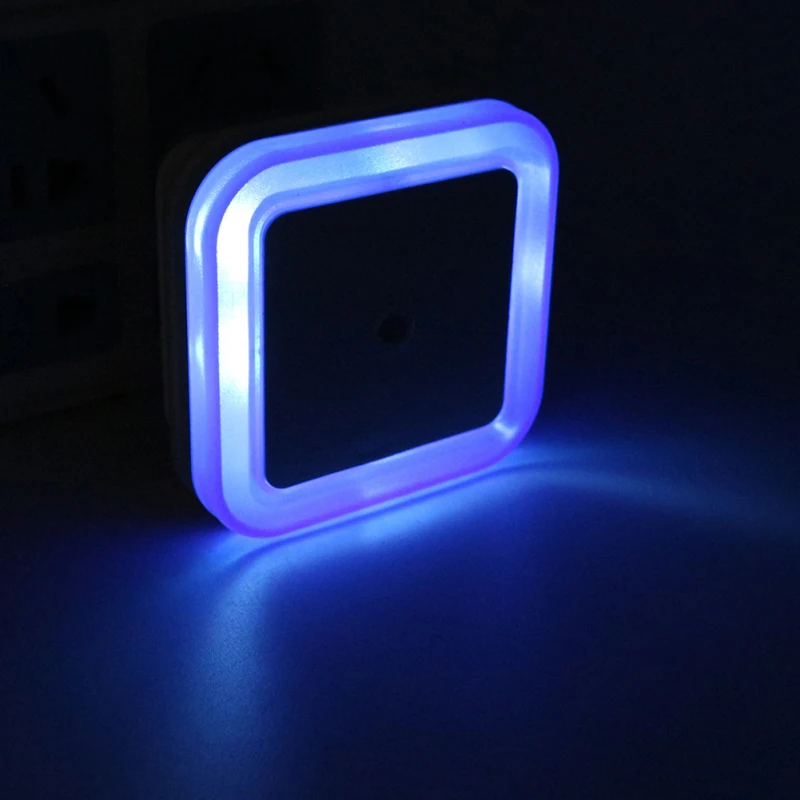 LED Night Ligh Wireless Sensor Light EU Plug Mini Square Night Lights For Baby Children Living Room Bedroom Corridor Lamp