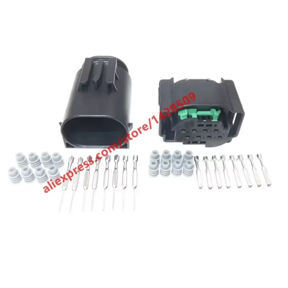 1 Set 8 Pin Female Male Reverse Sensor Radar Cable Socket Automotive Connector For BMW BENZ 1-1418552-1 1-1534229-1 1534229-1
