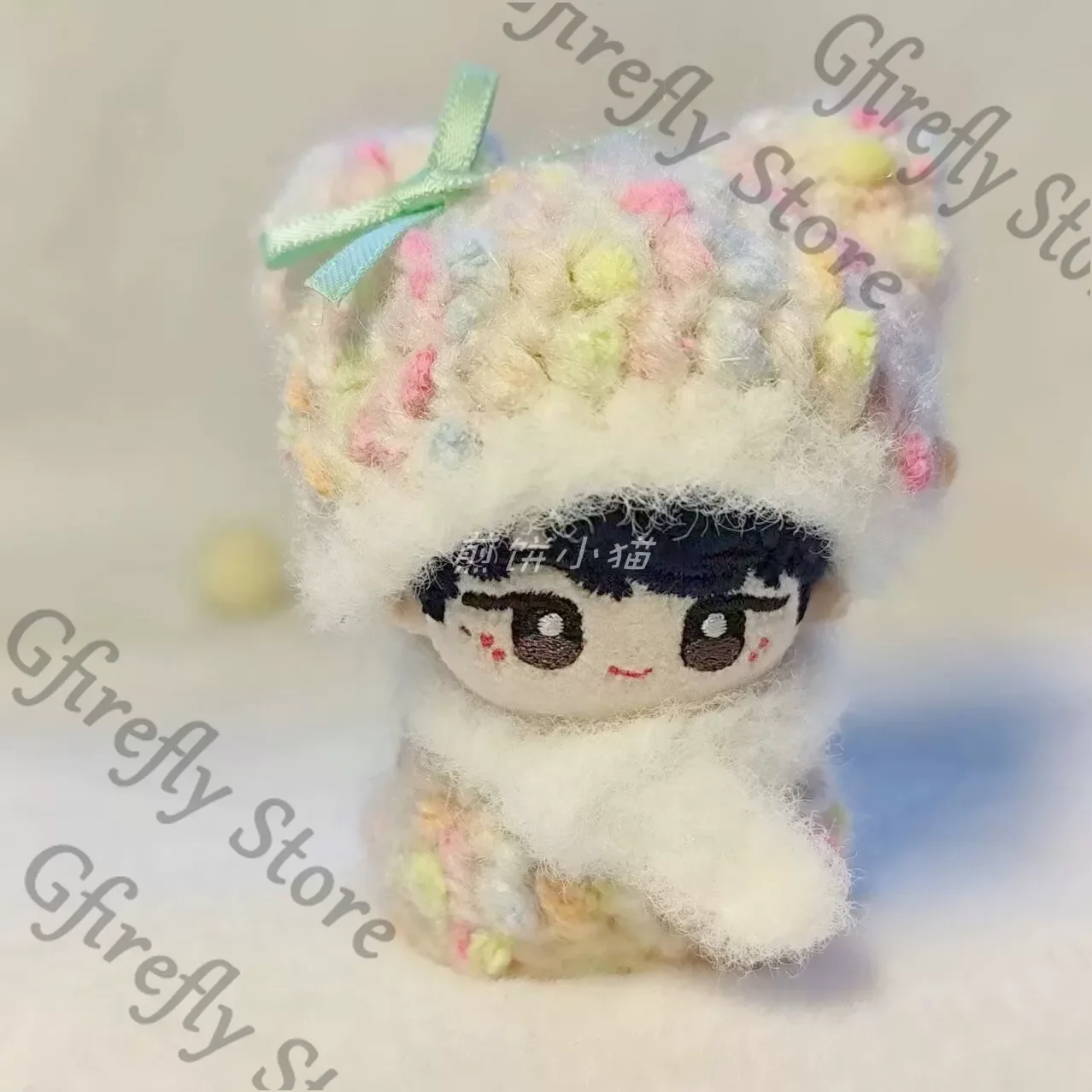 Conjunto de Gorro con Orejas de Gato de 5cm y 7.5cm para Muñecos, Accesorios de Cosplay, Hecho a Mano, para Juegos de Rol