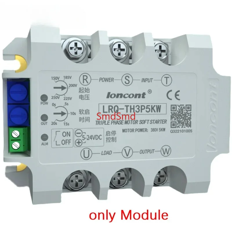 3 Phase Motor Soft Starter Online Slow Start Module Solid State Relay Decompression And Step-Down Controller 5KW8KW15KW22KW
