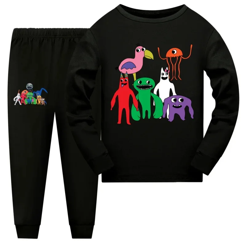 Bear's Den Boys Clothes Garden of Banban Children Pants Set Cartoon Sleepwear Kids Pajamas for Girls Toddler B New 2025