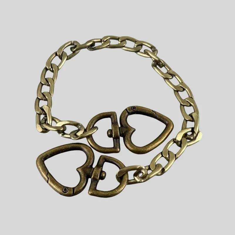 سلسلة بديلة لإبزيم على شكل قلب على الطراز الفرنسي القديم لسلسلة تزيين حقيبة الظهر النسائية #2