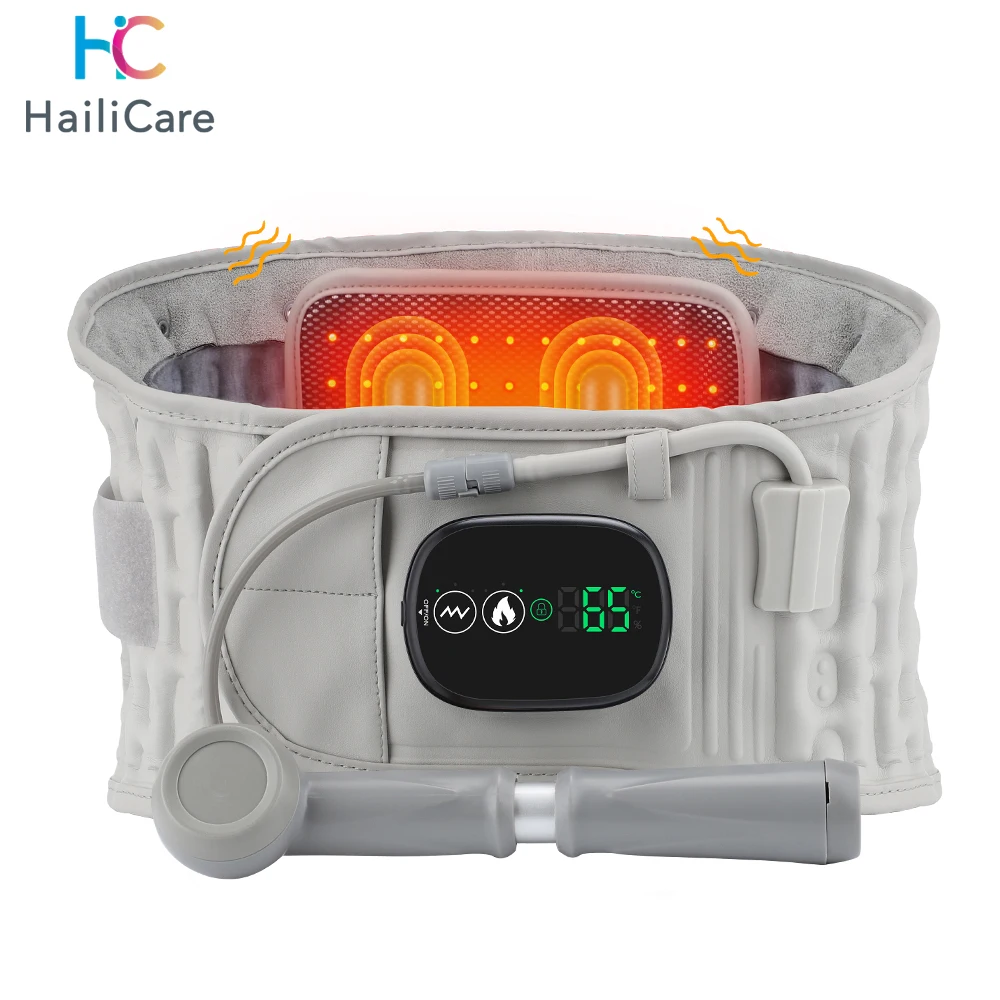 

Heating Vibration Waist Massage Belt Red Light Hot Compress Waist Support Brace Cordless Waist Back Massage Lumbar Support Belt