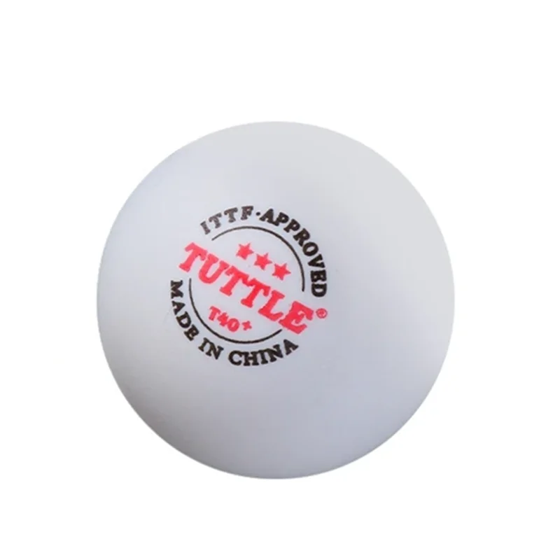 6 PCS/BOX Tuttle Table Tennis Balls T40+, ITTF Approved ABS Ping Pong Balls for Professional Games