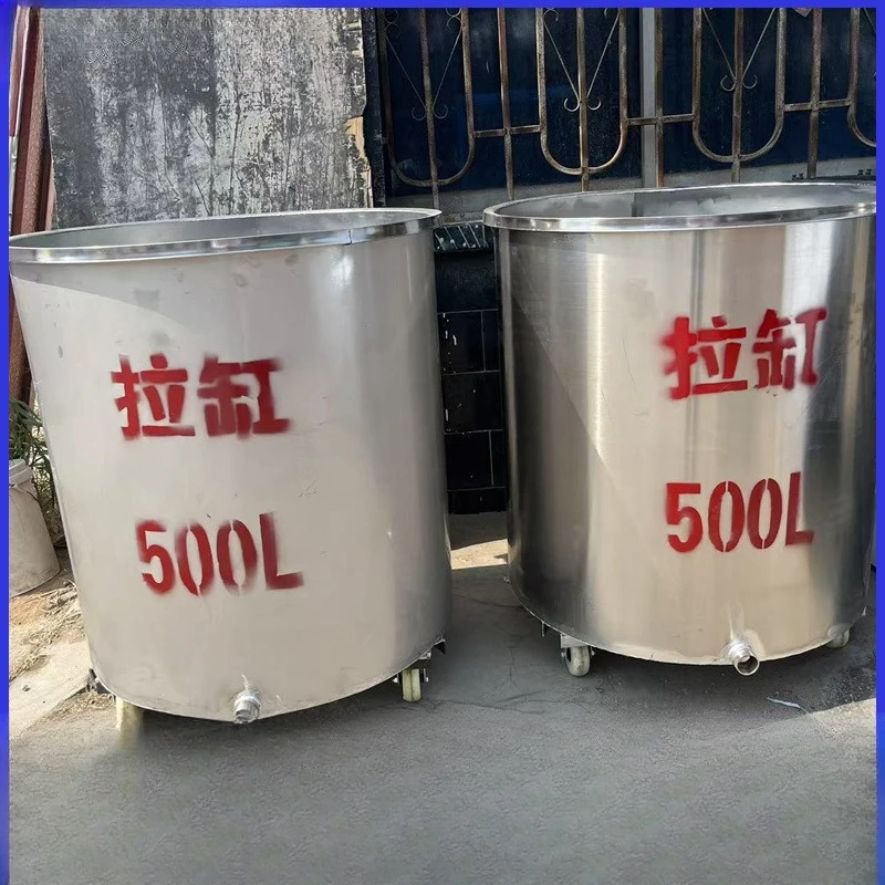 304 الفولاذ المقاوم للصدأ 1500L أسطوانة خلط الطلاء الفولاذ المقاوم للصدأ، إنتاج اسطوانة الطلاء المقاوم للصدأ #3