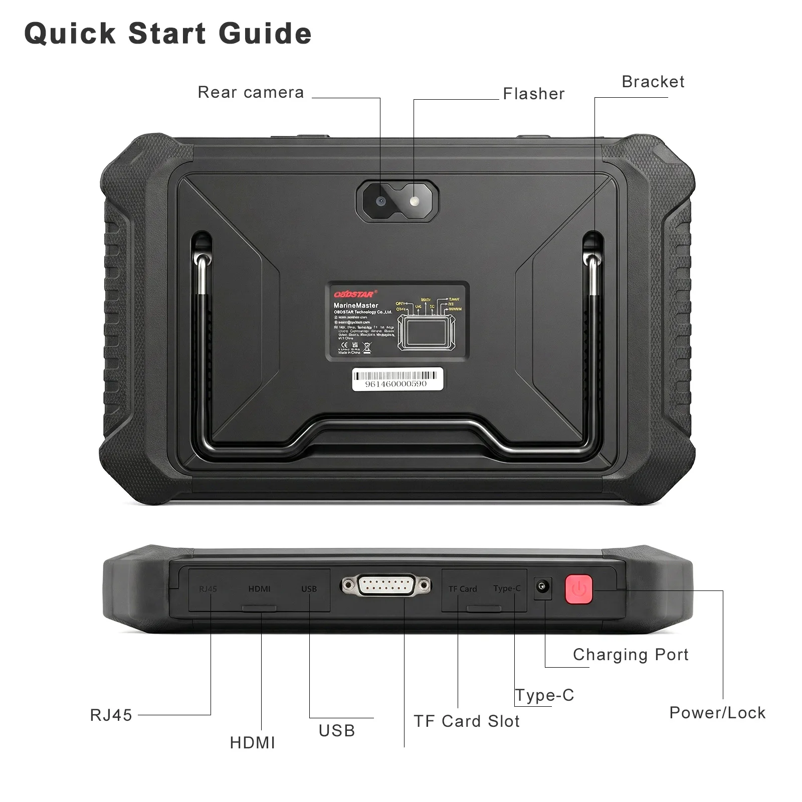 OBDSTAR MarineMaster A+B+C+D Full for Jet ski, Outboard, Inboard, Generator, Read/Clear Code, Data Flow, Freeze Frames, Action Test