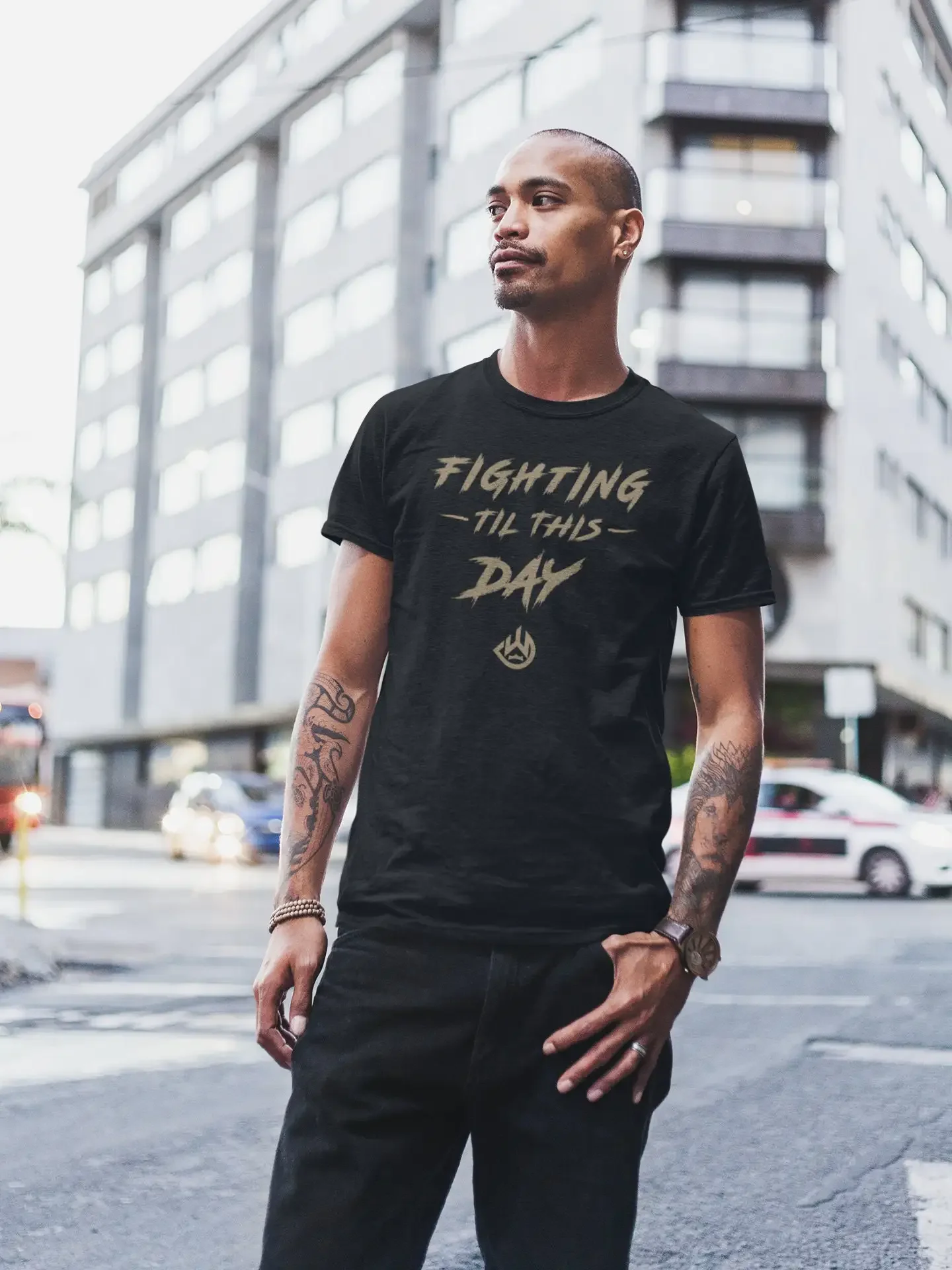 Fighting Til This Day Deontay Wilder Boxing Fighter Wear T Shirt